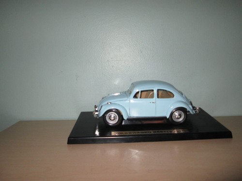 1967 ROAD TOUGH 1:18 VOLKSWAGEN BEETLE BLUE Die Cast Metal Car - Picture 13 of 18