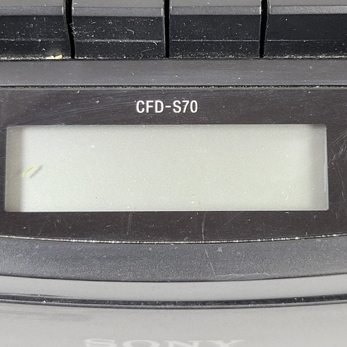 Sony CFD-S70 Ghettoblaster Stereo CD Kassettenradio Aux Anschluss Sony Radio Ghettoblaster - Bild 3 von 18