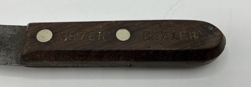Dexter Southbridge Mass 3576R Carbon Steel Walnut Wood Handle Skinning Knife USA - Picture 3 of 8