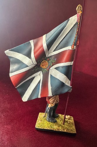First Legion AWI041-Retired-British 22nd Foot Standard Bearer - King's Colors - Picture 3 of 5