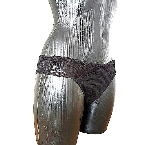 La Perla Exklusiver String Gr. 38 feine Seiden Spitze + Tüll Luxus Dessous Neu - Bild 2 von 4