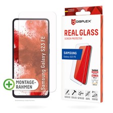 DISPLEX Real Glass Samsung Galaxy S23 FE, 10H Härte, Anti-Fingerprint, BRANDNEU