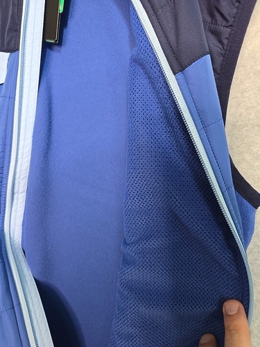 Ralph Lauren RLX Golf Full Zip Recycled Stretch Vest Navy/Blue Men's Medium NWT - Picture 4 of 8
