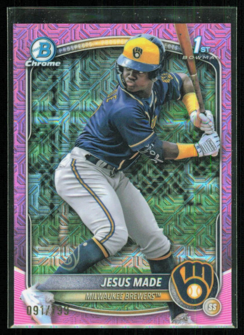 2025 Bowman Chrome Pink Mojo Jesus Made #BCP-50 /199