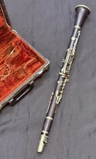 A. Fontaine Couesnon Paris Vintage Wooden Clarinet W/ Case