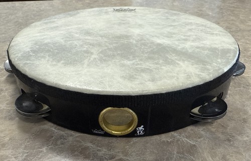 Remko Fiberskyn Tambourine 10" X 3/4" Double Row Fiberskyn 3 - Picture 4 of 7
