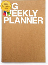 Big Personal Wide Spaces Weekly Planner 28 Sheets Kraft