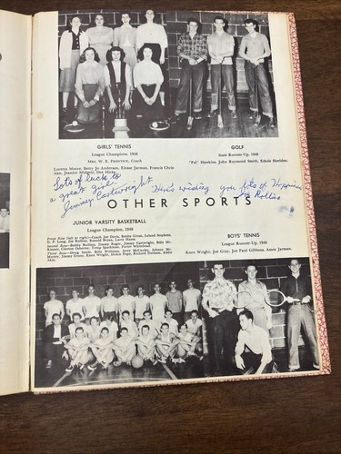1949 Yearbook Old Hickory Tennessee Dupont High School TN Leaves of Hickory Book - Foto 13 di 17