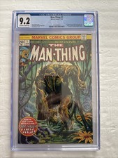 Man-Thing #1 🌟 CGC 9.2 🌟 2nd Howard the Duck! Marvel Comic 1974