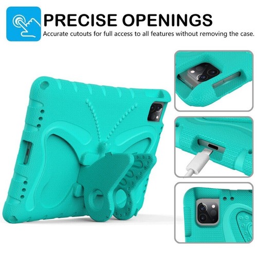Für iPad Air Pro M2 M4 5/6/7/8/9/10. Gen Kinder EVA-Schaumstoff Hülle Ständer Riemen Cover - Bild 82 von 88