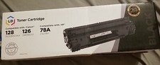 LD Toner Cartridge Compatible With Canon 128, 126 HP 78A NIB sealed.