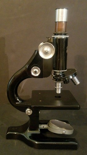 Spencer Buffalo N.Y. USA 10X W.F. Microscope - Picture 5 of 8