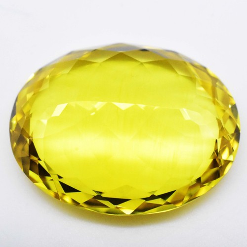 30.40ct 22x17mm Flawless Oval Natural Yellow Sphene HUGE-Size Loose Gemstone - Picture 4 of 4