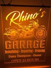 Garage Personalized Led Neon Light Sign Large 16”x12” Custom Business Shop Vert.
