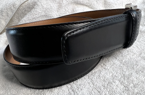 Magnanni Gürtel Herren Schwarz Größe 34 Carbon 1121 Leder Made in Spain Neu - Bild 5 von 10