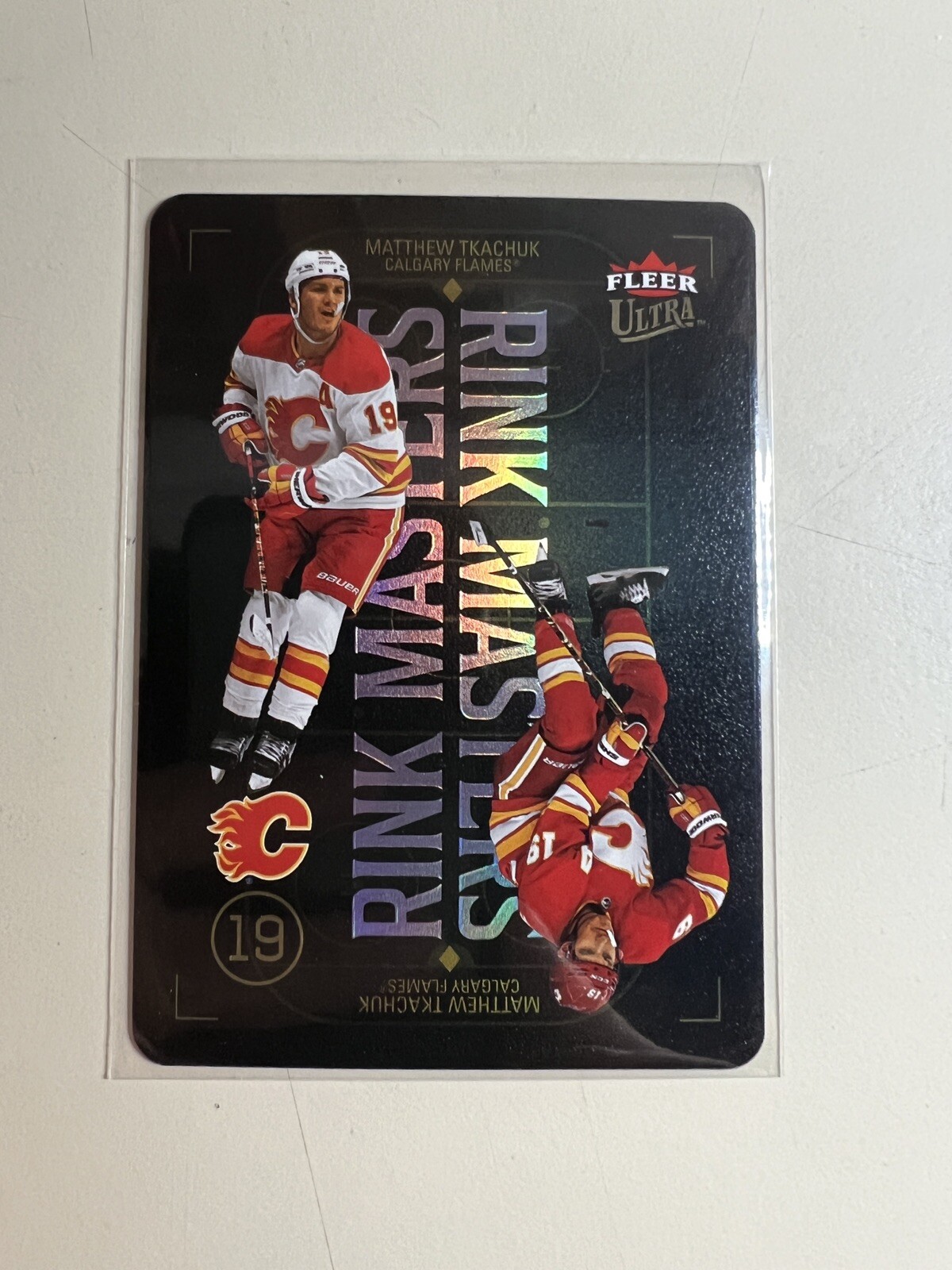 2021-22 Upper Deck Fleer Ultra Rink Masters Matthew Tkachuk #10OF30RM