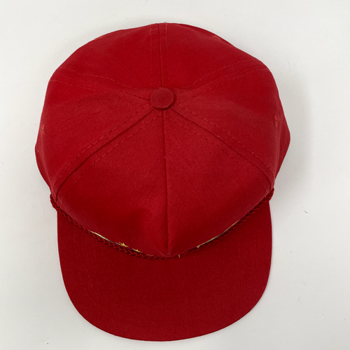 Vintage Alaska Hat Red Trucker Snapback Rare Embroidered Gold Stars 80s EUC - 第 3/10 張圖片