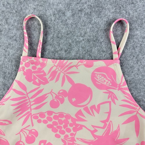 Gap Kids Swim Tank Top Girls Large 10 Hawaiian Fruit Print Tankini TOP ONLY NEW* - Picture 2 of 9