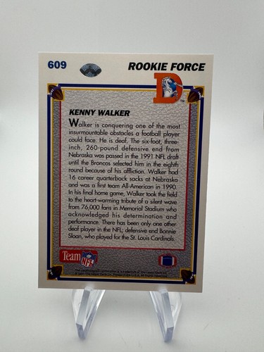 1991 Upper Deck Football (#401-700+inserts) - Complete Your Set - Picture 322 of 450