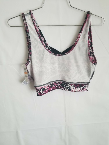 Sujetador deportivo Material Girl Active Graffiti talla pequeña para mujer - Imagen 8 de 9