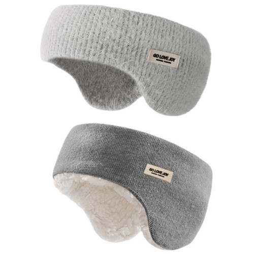 Orejeras de invierno de lana para mujer - Orejeras de invierno diadema para mujer - Imagen 32 de 34