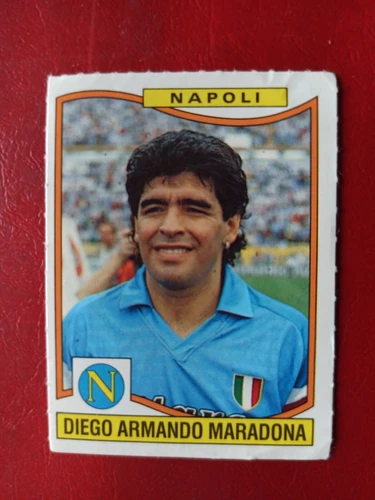 Figurina Maradona n. 241 nuova originale velina calciatori panini 1990 91/90/91