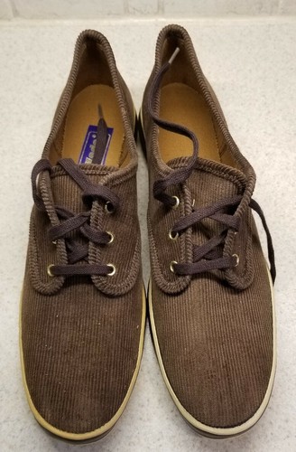 VINTAGE NEW OLD STOCK KEDS SCHOOL DAYS BLUCHER GROWING GIRLS WALNUT SHOES 7 1/2 - Picture 4 of 8