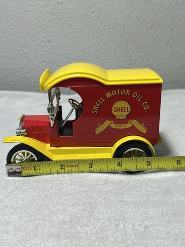 Gearbox 1912 Ford Delivery Truck Shell Motor Oil 1:24 Coin Bank Die-Cast - Picture 8 of 8