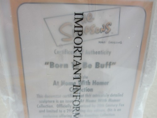 Simpsons Hamilton "Born To Be Buff” At Home With Homer Collection - Picture 2 of 5