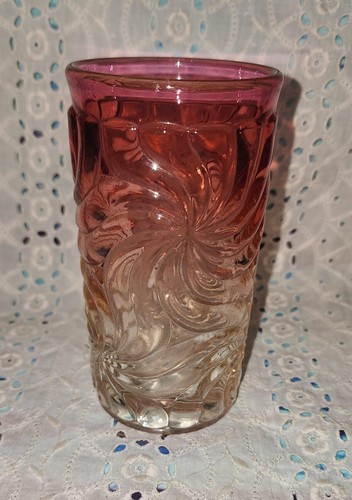 Vintage Baccarat Stamped Crystal Cut Bambous Swirl Rosacea Tumbler - Picture 5 of 5