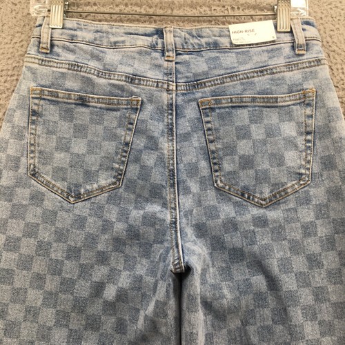 Rue21 Dad Jeans Youth 5 (actual 29x28.5) Blue Denim Cotton Blend High Rise NEW - Picture 13 of 22
