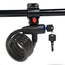 Heavy Duty Mountain Bike Lock Cable Universal Bicycle Anti-theft Steel Lock US