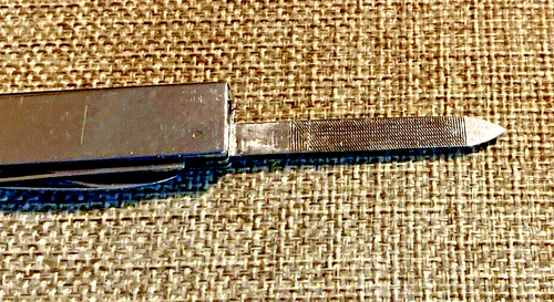Vintage ELYCO Italy Pocket Knife, Punch, File, Screwdriver, Scissors / Tweezers - Picture 18 of 18