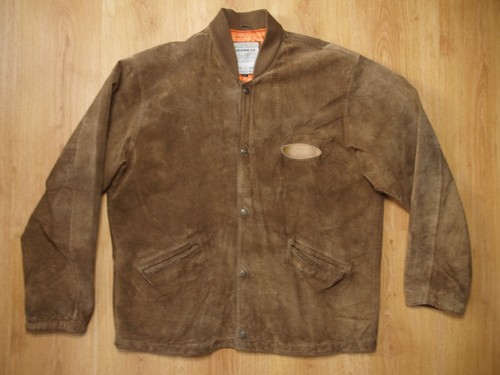VESTE VINTAGE CHEVIGNON EN DAIM BRODE ET PATCH TAILLE L/XL - Imagen 6 de 24