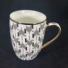 10 Strawberry Street Mug White & Metallic Gold Coffee Mug