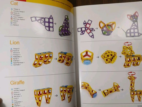 Magformers Idea Book Magnets in Motion Brain Development Booklet Only - Picture 4 of 5