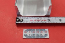 3" x 1.6" x .356" Wall 6061 T6 ALUMINUM CHANNEL 12" long Extruded Mill Stock New