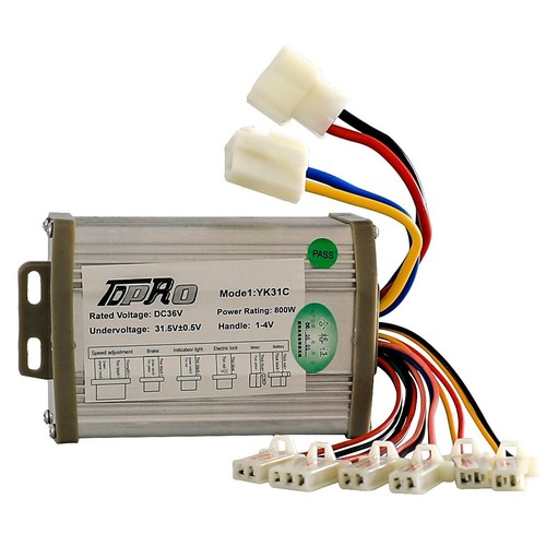 Controlador de motor de cepillo 36V 800W acelerador de pedal para scooter eléctrico ATV Go Kart - Imagen 15 de 24