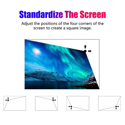 Mini Proyector 3D 4K Inteligente DLP Android WiFi Bluetooth 1+8G/2+32G Proyector de Cine en Casa - Imagen 9 de 24
