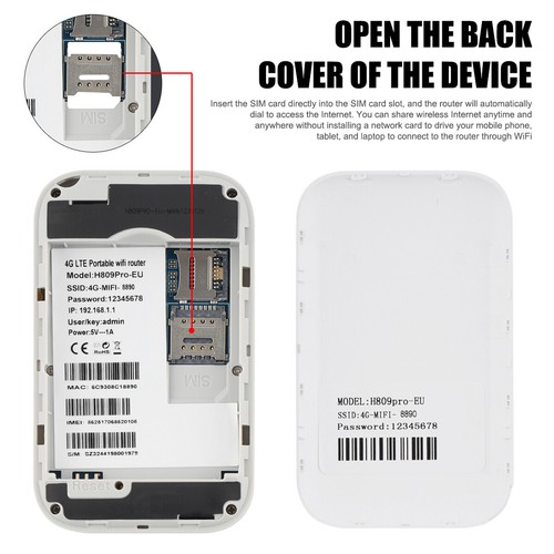 Wireless Unlocked 4G LTE Mobile Broadband Wifi Router Portable Modem Hotspot NEW - Picture 32 of 46