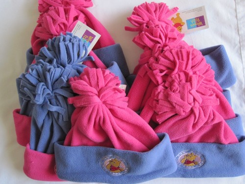 BNWT - 9 X WINNIE THE POOH FLEECE LINED WINTER HATS - FREE POST TO UK ONLY - Picture 1 of 4