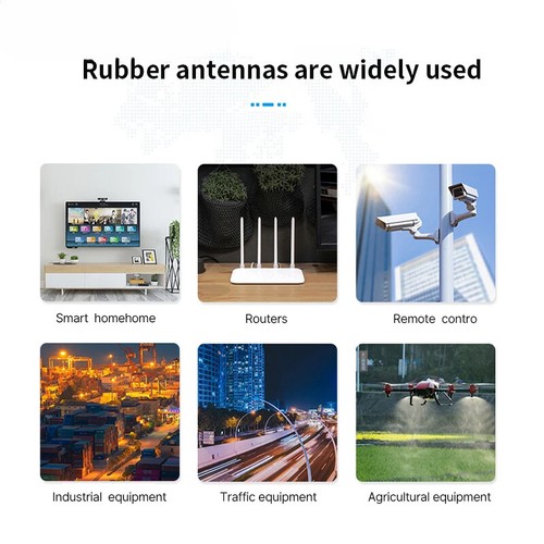 WIFI Antenna Omnidirectional 3.5dBi SMA-J 20W Long Range Rubber Foldable Antenna - Picture 5 of 12