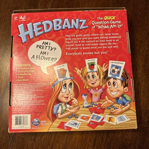Hedbanz Card Question Board Game 2nd Edition  What am I? See Description  - Afbeelding 2 van 13