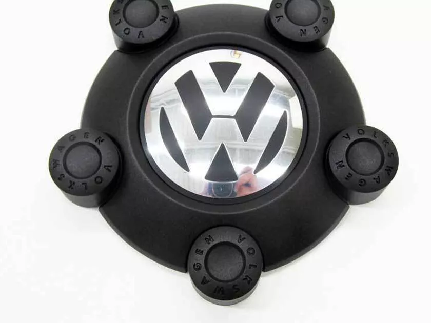 Vw steel clearance wheel centre caps