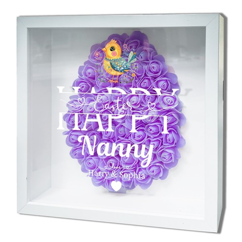 Personalised Framed Flower Floral Heart Easter Custom Keepsake Unique Gift - Picture 50 of 56