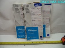 QTY=3: 795423 Caliber Money Rent Receipts 5-1/4" X 11" 050428257173