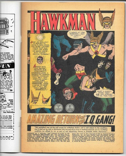 Hawkman #7, DC Comics 1965 Fox / Anderson NM- - Picture 2 of 3