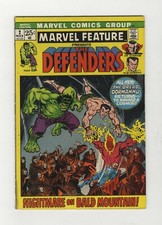 MARVEL FEATURE #2, 5.5 FN-, Defenders, Hulk, Dr Strange, 1971 