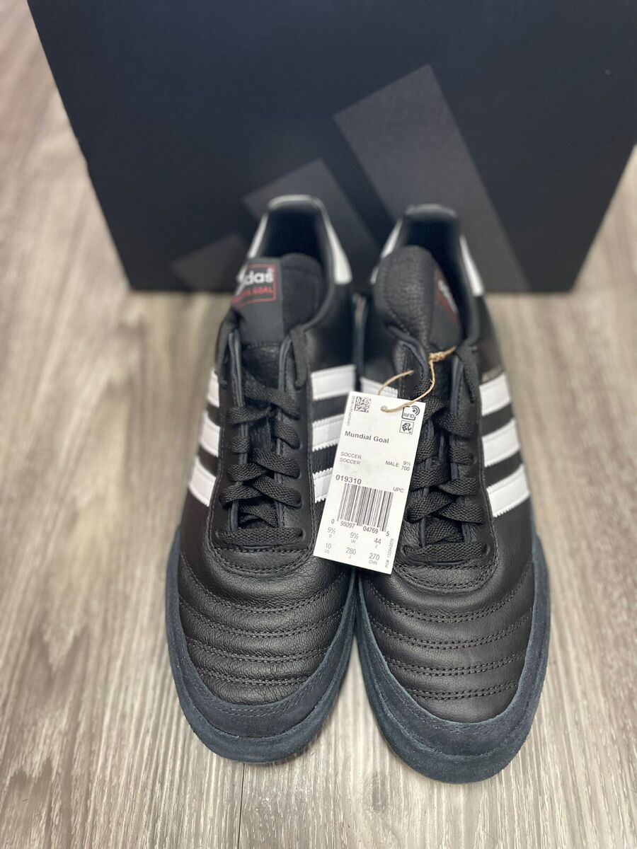 ADIDAS MUNDIAL GOAL SOCCER SHOES IC BLACK/WHITE MENS SIZES ADIDAS MUNDIAL GOAL SOCCER SHOES IC BLACK/WHITE MENS SIZES