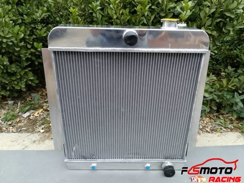 Aluminum Radiator FOR CHEVY PICK UP TRUCK V8 1955-1959 1956 1957 1958 AT/MT 55 - Foto 3 di 5